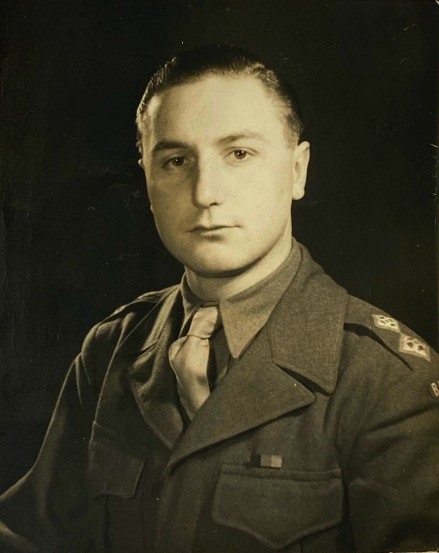 Portrait of Alec Frank MacKelden in British Army uniform